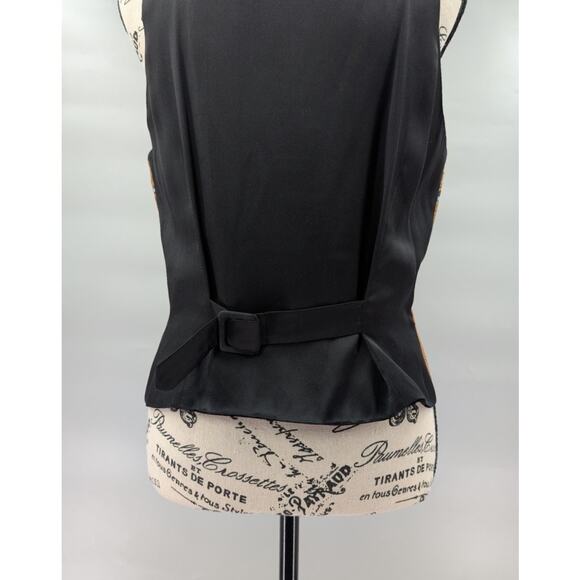 VTG Nicole Miller 1993 Vest Medium Egyptian Art to Wear Artsy Limited Edition - Picture 10 of 16